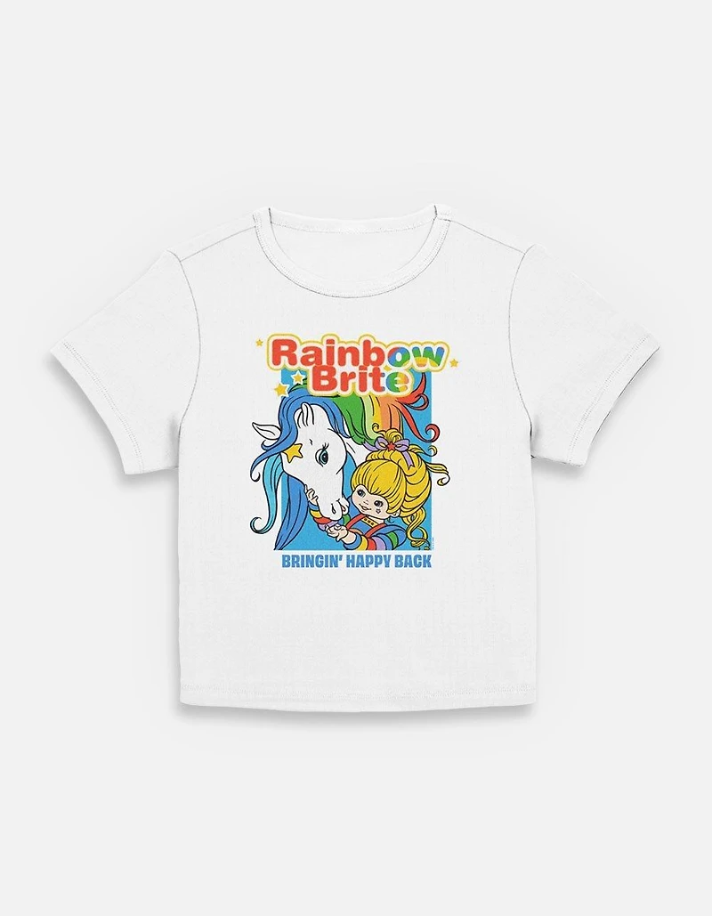 Rainbow Brite Bringing Happy Back Womens Baby T-Shirt