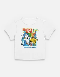Rainbow Brite Bringing Happy Back Womens Baby T-Shirt