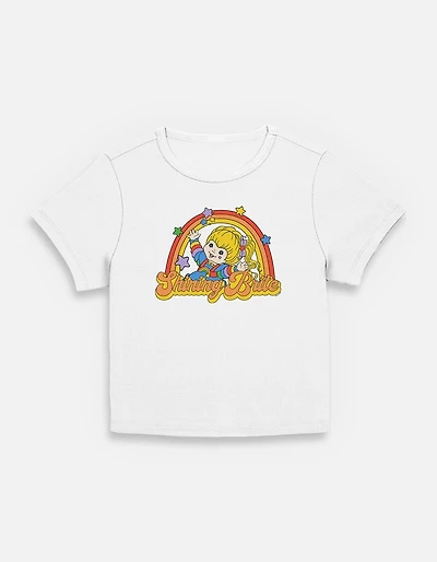Rainbow Brite Shining Womens Baby T-Shirt