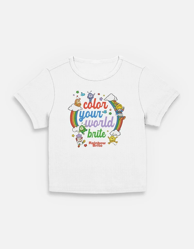 Rainbow Brite Color Your World Womens Baby T-Shirt