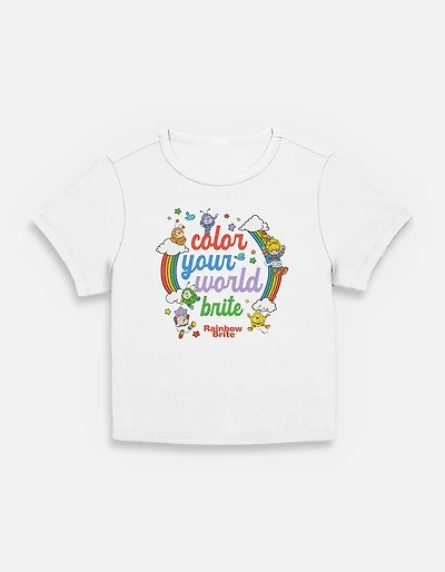Rainbow Brite Color Your World Womens Baby T-Shirt