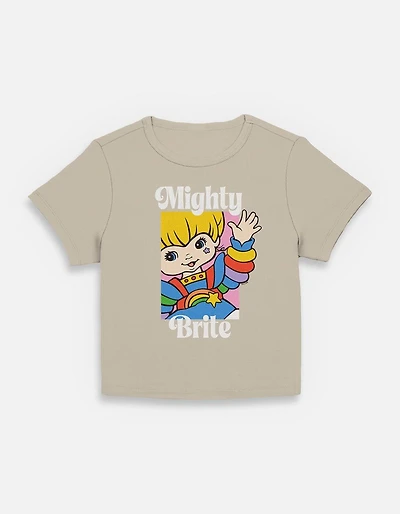 Rainbow Brite Mighty Womens Baby T-Shirt