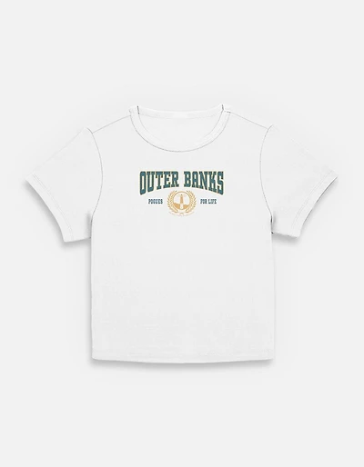 Outer Banks Collegiate Womens Baby T-Shirt