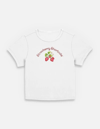 Strawberry Shortcake Simple Strawberries Womens Baby T-Shirt