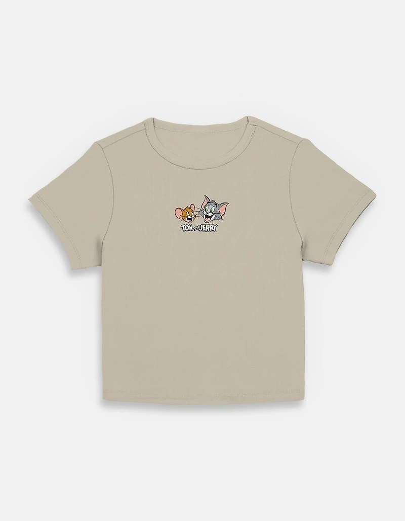Tom & Jerry Title Womens Baby T-Shirt