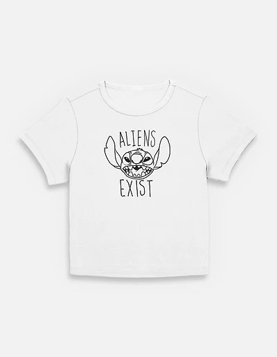 Disney Lilo & Stitch Aliens Exist Womens Baby T-Shirt