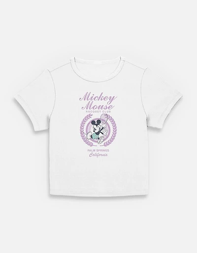 Disney Mickey Mouse Racquet Club Womens Baby T-Shirt