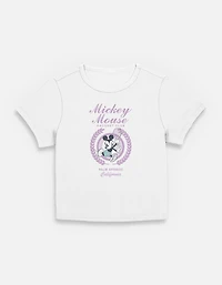 Disney Mickey Mouse Racquet Club Womens Baby T-Shirt