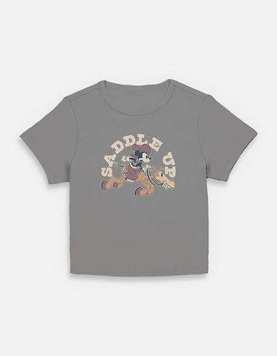 Disney Mickey Mouse Saddle Up Womens Baby T-Shirt