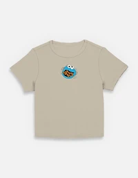 Sesame Street Cookie Monster Flowers Womens Baby T-Shirt