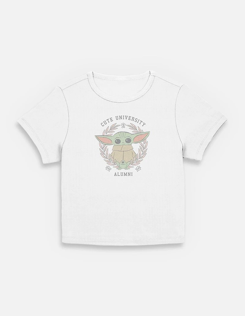 Star Wars The Mandalorian Cute Alumni Womens Baby T-Shirt