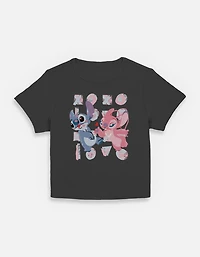 Disney Lilo & Stitch Angel And Kisses Womens Baby T-Shirt