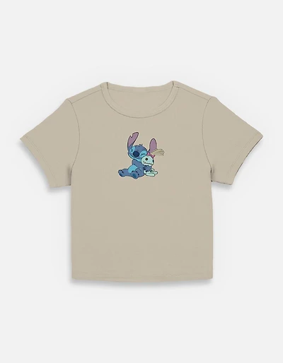 Disney Lilo & Stitch Hugging Scrump Womens Baby T-Shirt