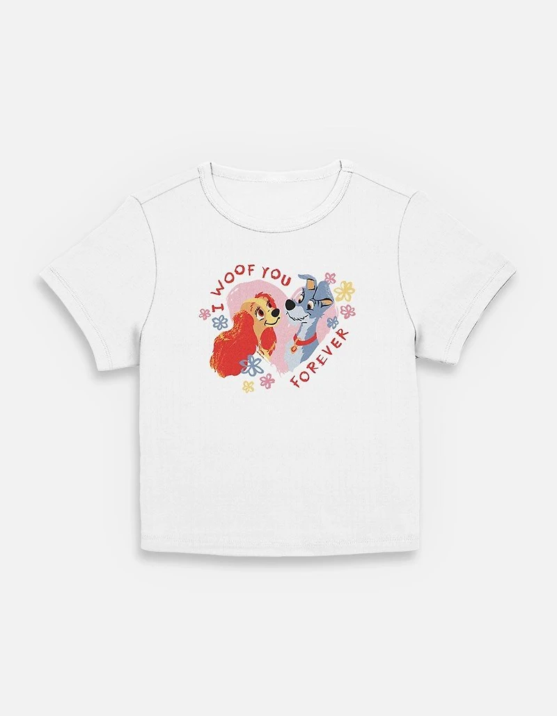 Disney Lady and the Tramp I Woof You Forever Womens Baby T-Shirt