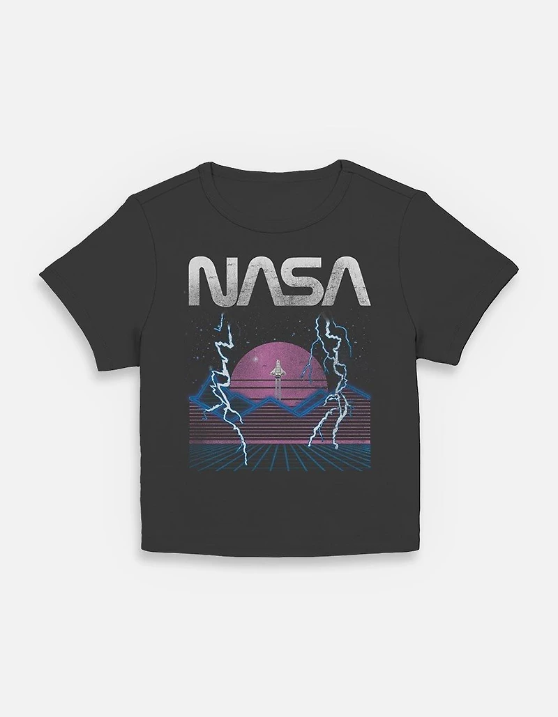 NASA Mountain Glow Womens Baby T-Shirt