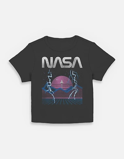 NASA Mountain Glow Womens Baby T-Shirt