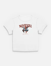 Marvel Collegiate Spidey Womens Baby T-Shirt