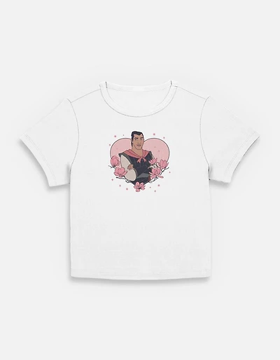 Disney Princesses Li Shang Heart Lockup Womens Baby T-Shirt