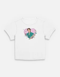 Disney Princesses Flynn Rider Heart Lockup Womens Baby T-Shirt