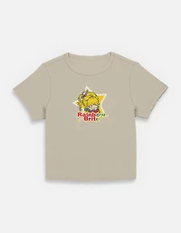 Rainbow Brite Star Badge Womens Baby T-Shirt