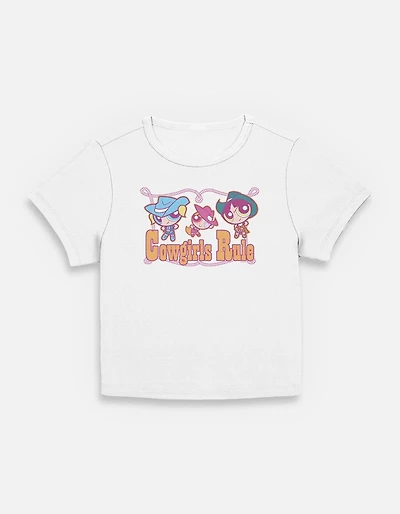 The Powerpuff Girls Cowgirls Rule Womens Baby T-Shirt