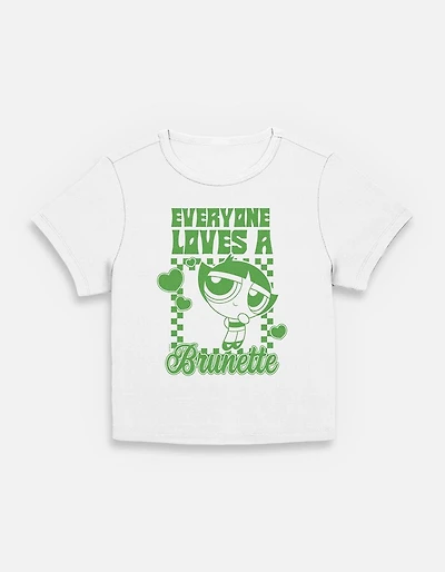 The Powerpuff Girls Loves A Brunette Womens Baby T-Shirt