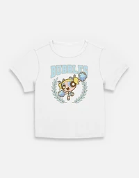 The Powerpuff Girls Bubbles Collegiate Womens Baby T-Shirt