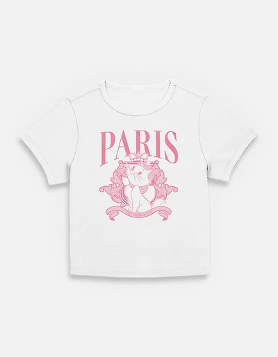 Disney The AristoCats Paris Marie Collegiate Womens Baby T-Shirt