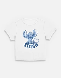 Disney Lilo & Stitch Heart Womens Baby T-Shirt