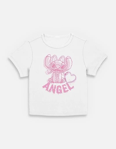 Disney Lilo & Stitch Angel Heart Womens Baby T-Shirt
