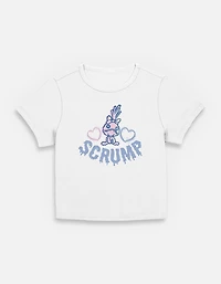 Disney Lilo & Stitch Scrump Hearts Womens Baby T-Shirt