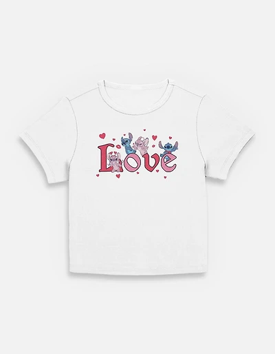 Disney Lilo & Stitch Angel Love Womens Baby T-Shirt