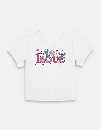 Disney Lilo & Stitch Angel Love Womens Baby T-Shirt