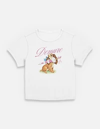 Disney Lady and the Tramp Demure Womens Baby T-Shirt