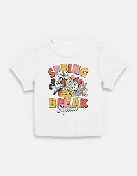 Disney Mickey Mouse Spring Break Squad Womens Baby T-Shirt