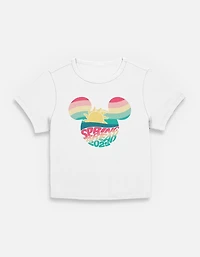 Disney Mickey Mouse Retro Spring Break 2025 Womens Baby T-Shirt