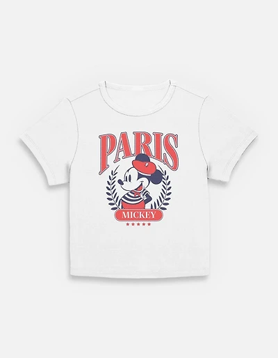 Disney Mickey Mouse Paris Womens Baby T-Shirt