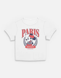 Disney Mickey Mouse Paris Womens Baby T-Shirt