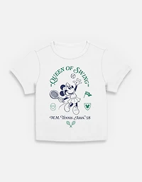 Disney Minnie Mouse Queen Of Swing Womens Baby T-Shirt