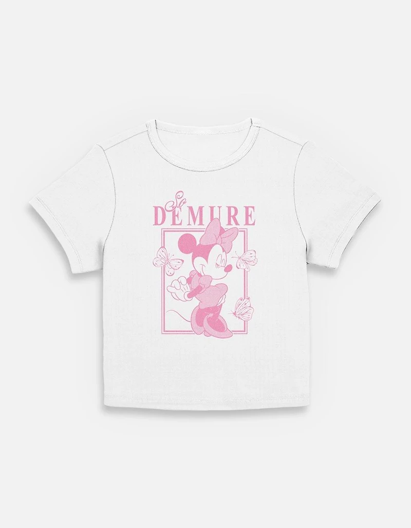 Disney Minnie Mouse So Demure Womens Baby T-Shirt
