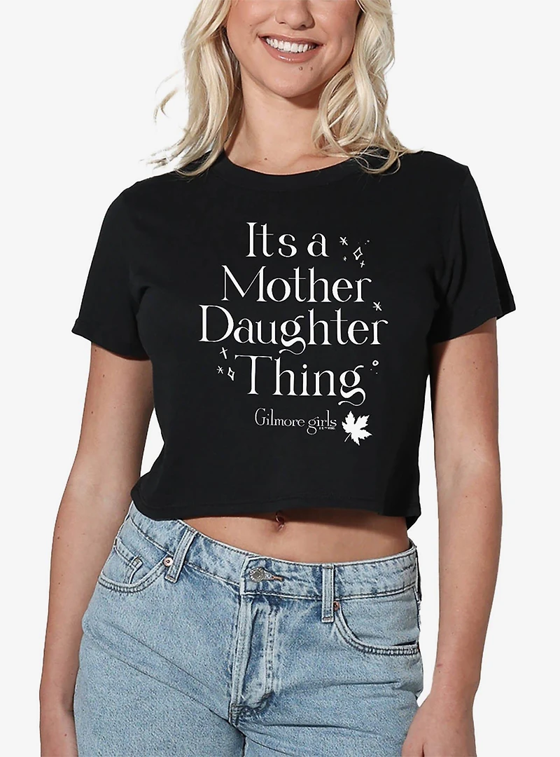 Gilmore Girls It's A Mother Daughter Thing Women's Crop Top T-Shirt