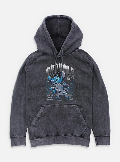 Disney Lilo & Stitch Cosmic Trouble Mineral Wash Hoodie BoxLunch Exclusive