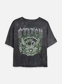 Disney Lilo & Stitch Experiment 626 Womens Mineral wash Crop T-Shirt BoxLunch Exclusive