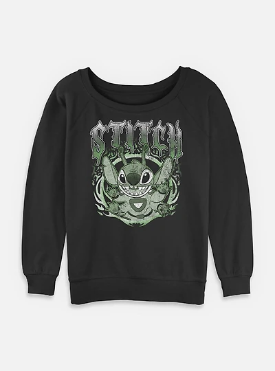 Disney Lilo & Stitch Experiment 626 Womens Slouchy Sweatshirt BoxLunch Exclusive