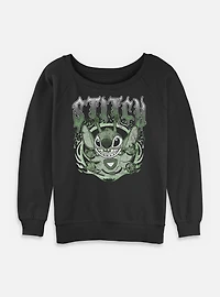 Disney Lilo & Stitch Experiment 626 Womens Slouchy Sweatshirt BoxLunch Exclusive