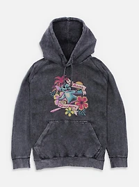 Disney Lilo & Stitch Surf Ohana Forever Mineral Wash Hoodie BoxLunch Exclusive