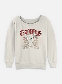 Disney Lilo & Stitch Total Trouble Womens Slouchy Sweatshirt BoxLunch Exclusive