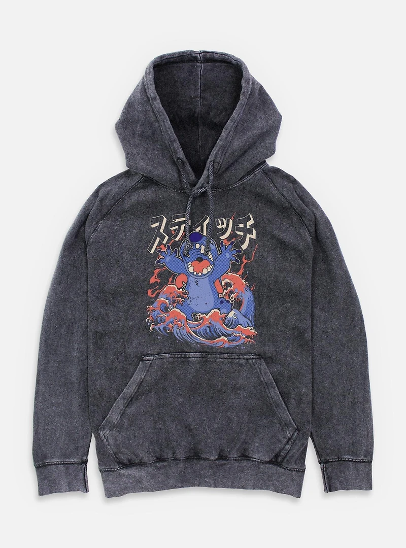 Disney Lilo & Stitch Kaiju Mineral Wash Hoodie BoxLunch Exclusive