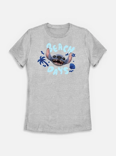 Disney Lilo & Stitch Live Action Beach Days Womens T-Shirt