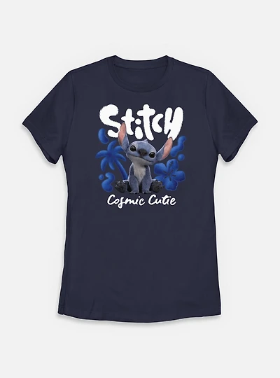 Disney Lilo & Stitch Live Action Cosmic Cutie Womens T-Shirt